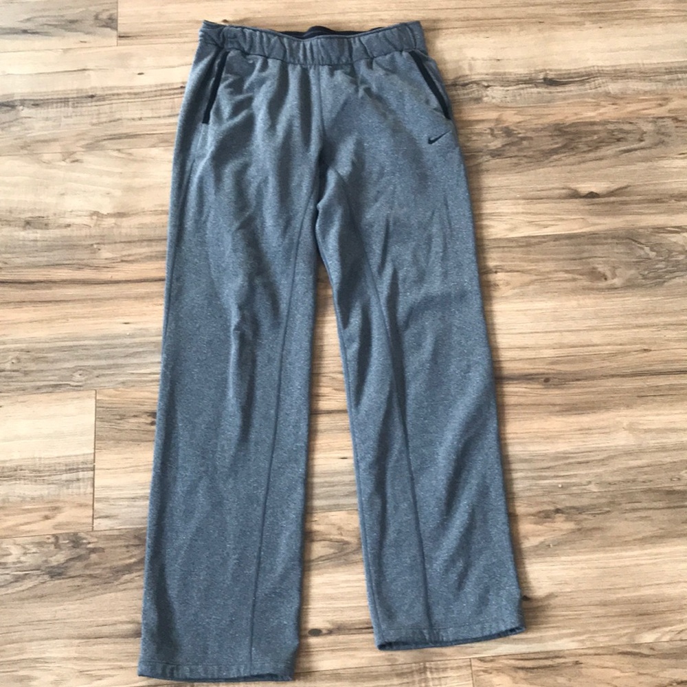 Gray Nike sweat pants